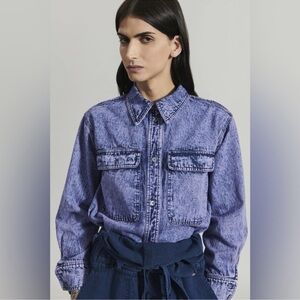 Rachel Comey acid wash Lavender top